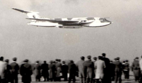 The first Victor B2 BS arriving at RAF Wittering 1962