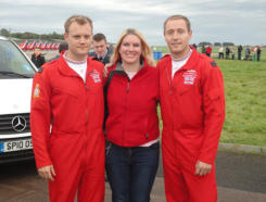 Amanda with the Red Arrows