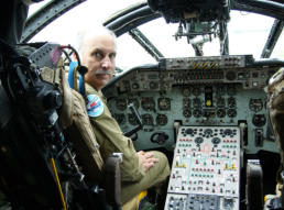 In the cockpit of Victor XM715