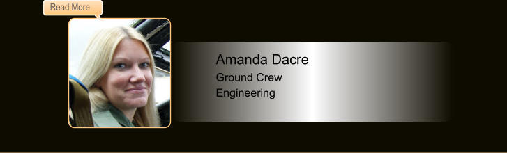 Amanda Dacre, Ground Crew, Engineering