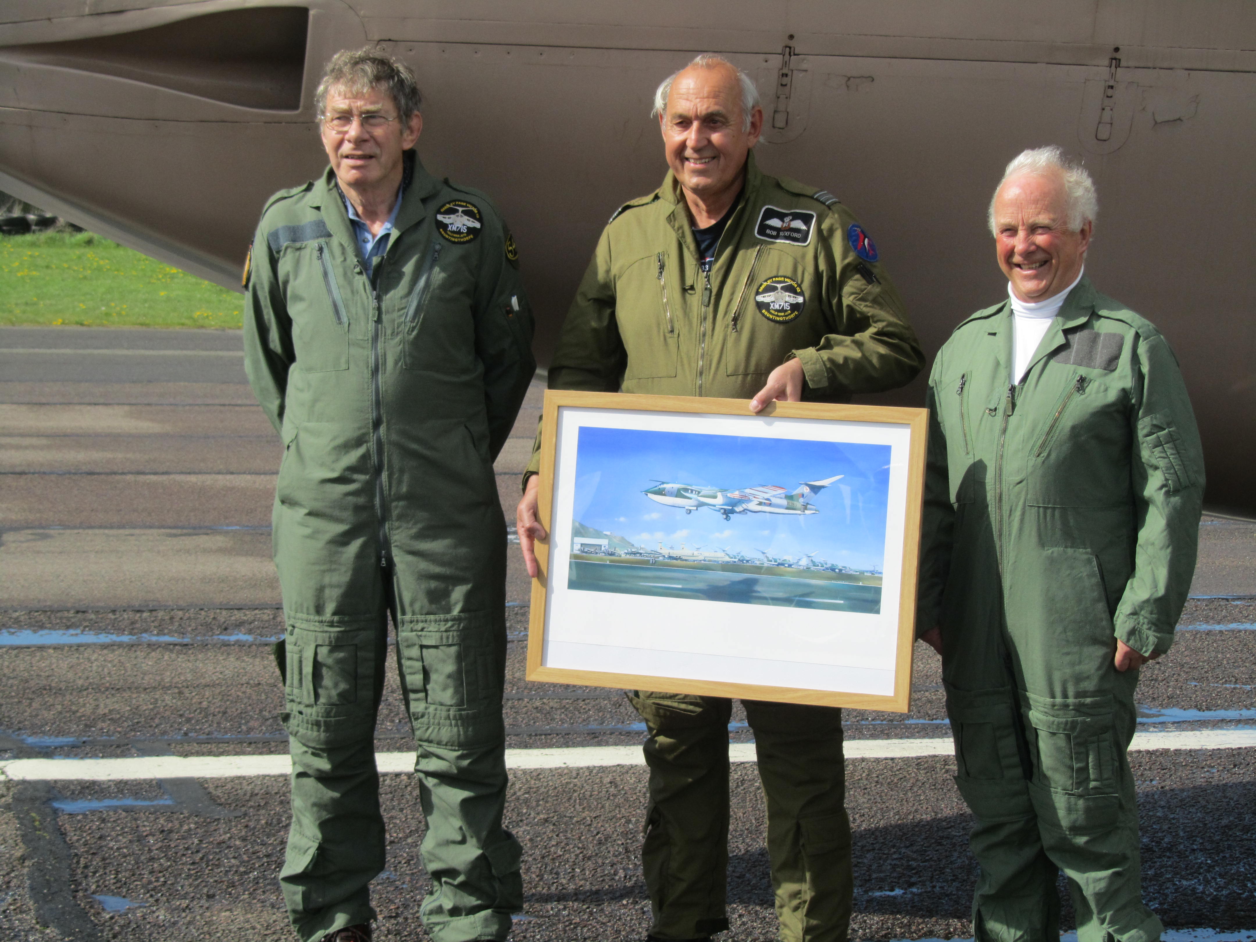 The Aircrew: Mike Beer, Bob Tuxford and Glyn Rees